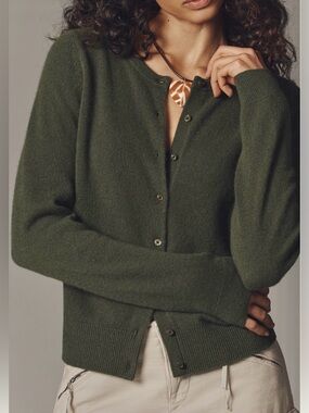 Anthropologie 100% Cashmere Cardigan. Size M